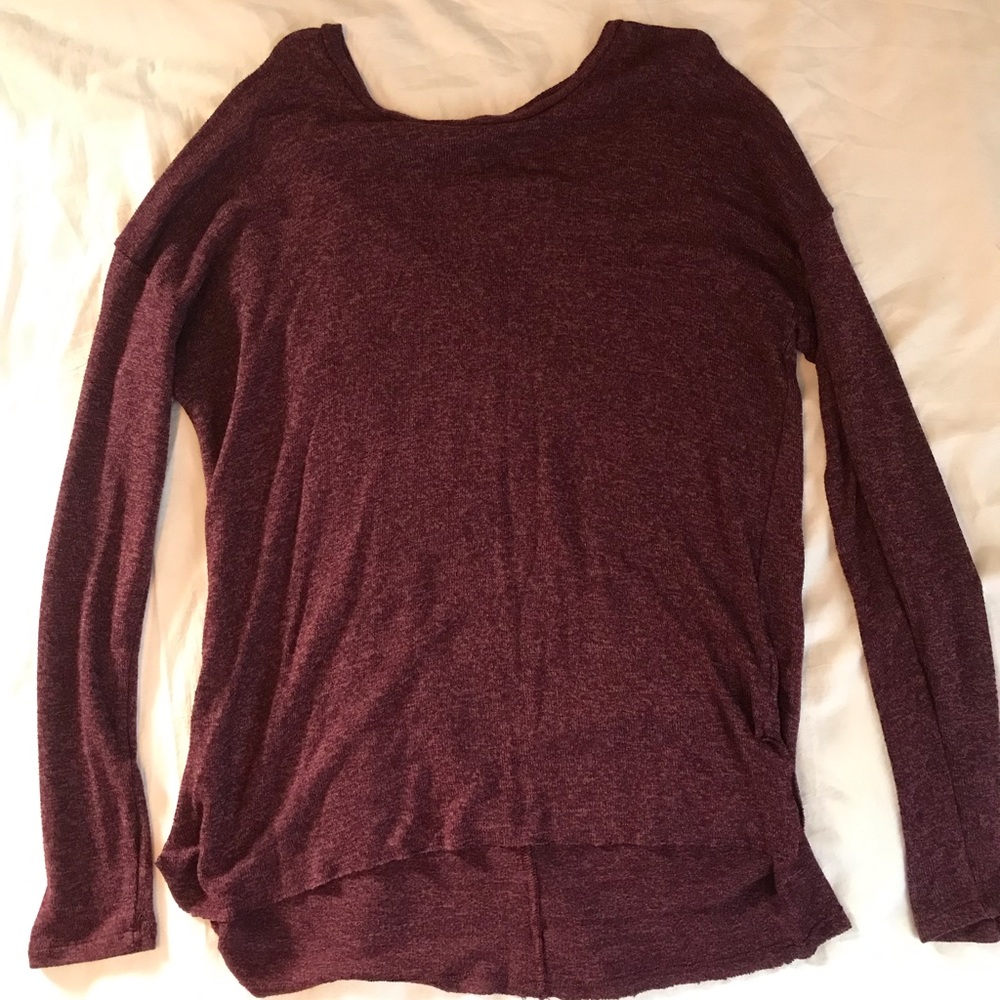Burgundy sweater